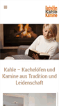 Mobile Screenshot of ofenbau-kahle.de